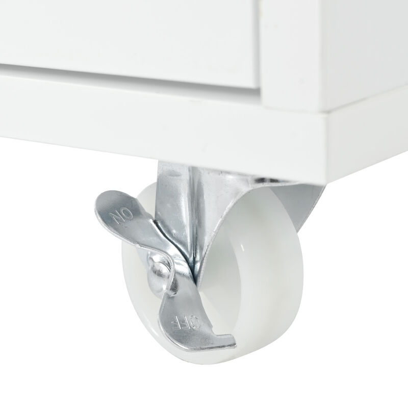 ELEMENT ACE Modern Kitchen Island with Extendable Table and LED Lighting image number 4