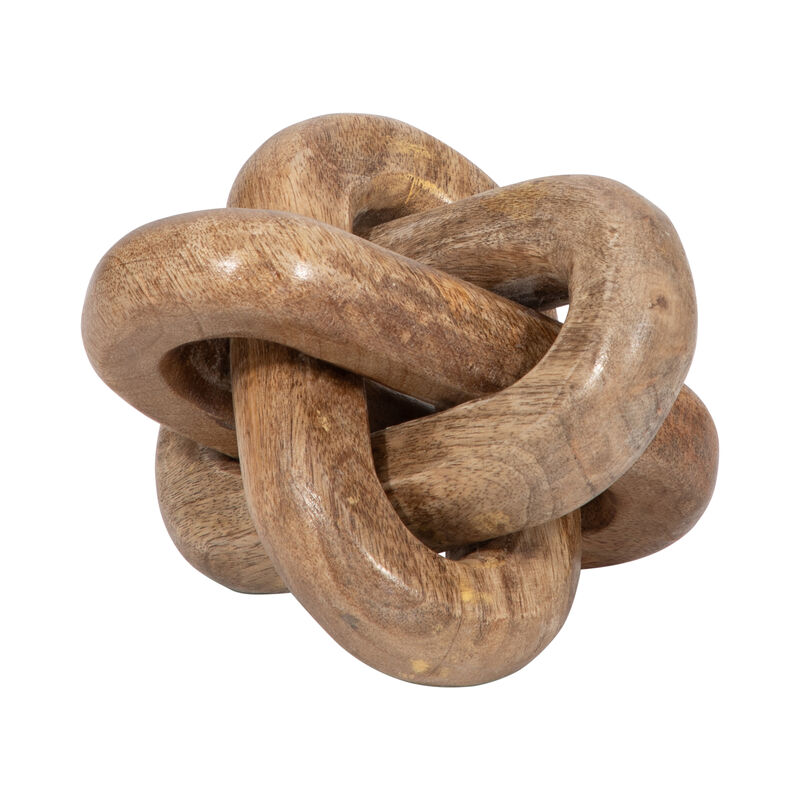 Wood, 6" Decorative Knot image number 3