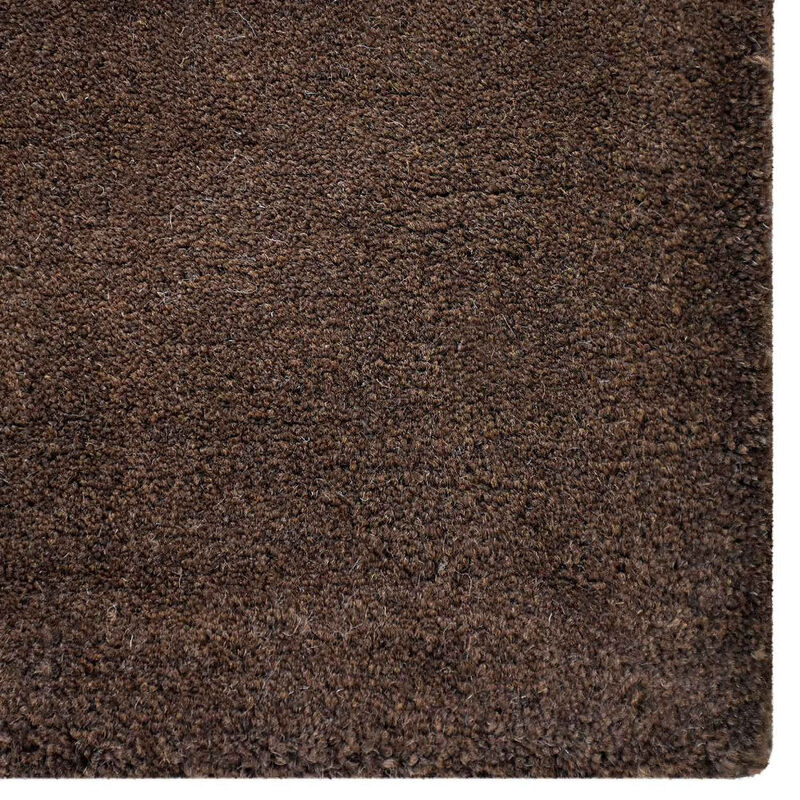 RUGSOTIC CARPETS HAND TUFTED WOOL ECO-FRIENDLY AREA RUGS  - 5'x7'6'', Rectangle Shape, Brown & Beige, Geometric Modern Design, High Pile Handmade Area Rugs for Living Room, Bed Room (K03096)