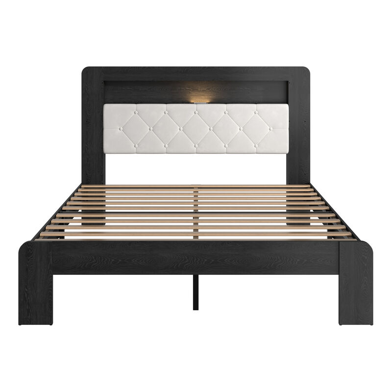 Surp Queen Platform Bed Frame image number 8