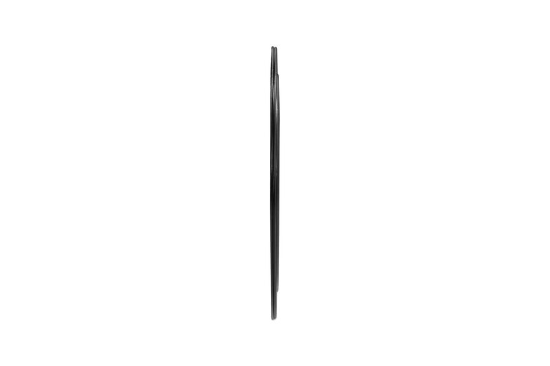 Tov Furniture Tanya Rattan Round Wall Mirror (Black) image number 2
