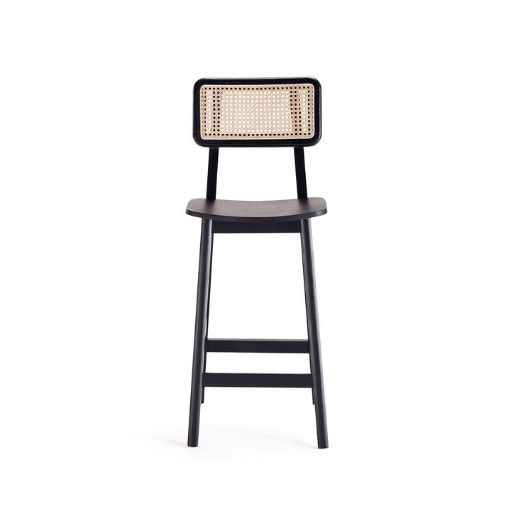 Versailles Black Counter Stool (Set of 3)