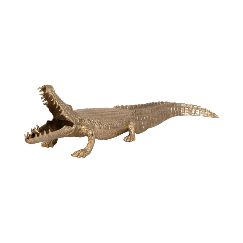 Metal Alligator Tabletop Decor image number 2