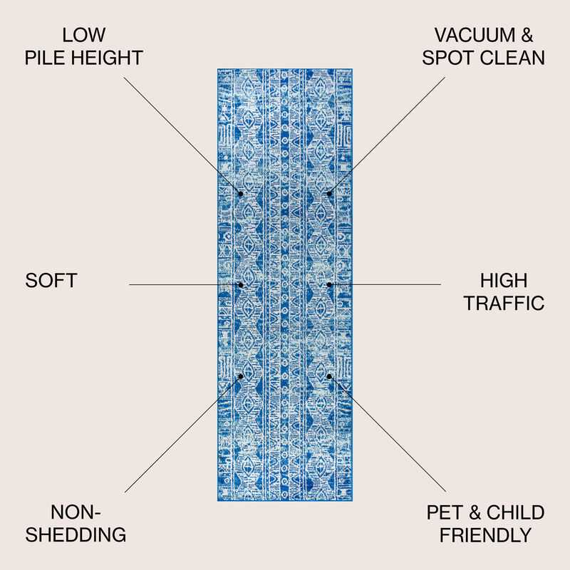 Modern Persian Boho Vintage Tribal Area Rug