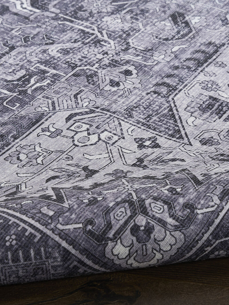 Nourison Washables NWB15 Charcoal/Gray 4' x 6' Rug