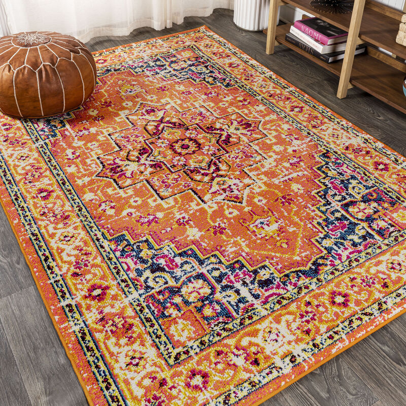 Brooklyn Geometric Medallion Area Rug