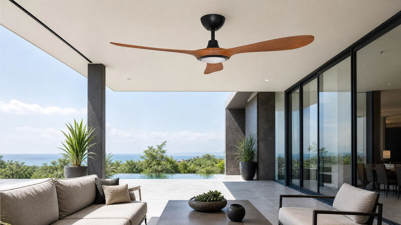 ENLIGHT 56" Smart DC Ceiling Fan with Light, IP66 Outdoor/Coastal Rated, Matter Smart Home Integration, 3 Blades image number 6
