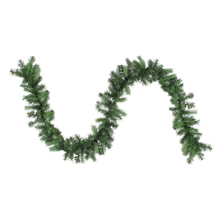 9' x 10" Green Noble Fir Artificial Christmas Garland - Unlit