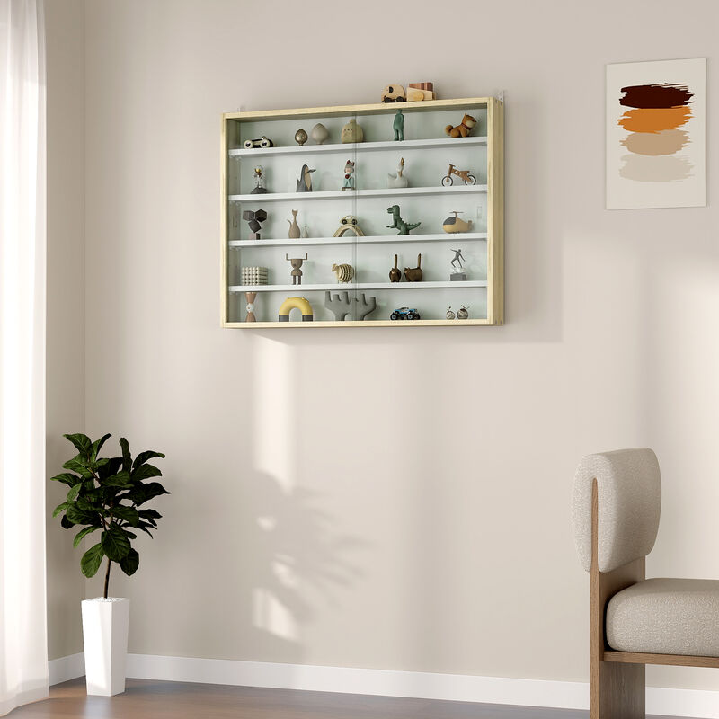 Modern Display Cabinet &ndash; Glass Shelves, Stylish Design for Home or Office D&eacute;cor image number 5