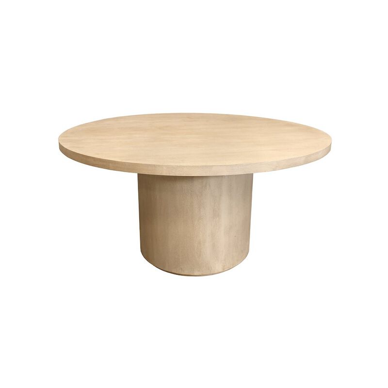 Flagstaff 60 Round Dining Table in Stone Natural