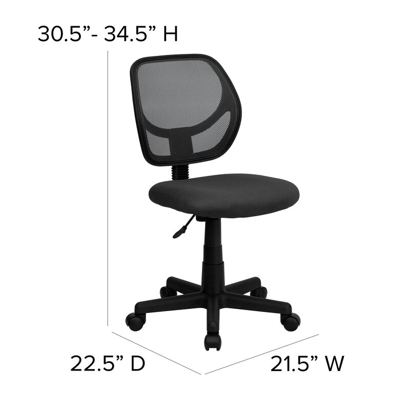 Neri Low Back Mesh Swivel Task Office Chair image number 4