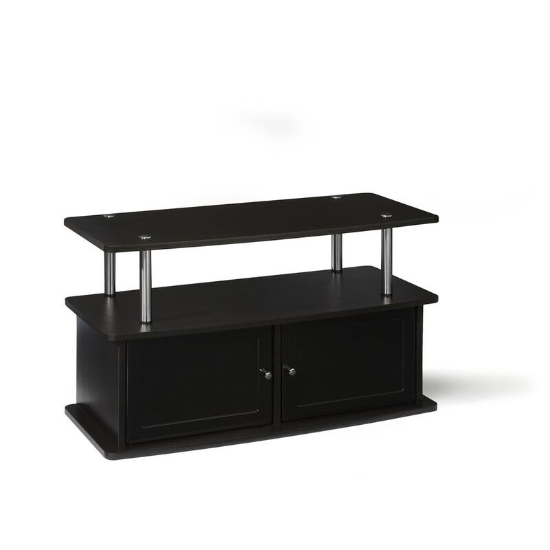 Convience Concept, Inc. TV Stand with 2 Storage Cabinets and Shelf for TVs up to 40 Inches
