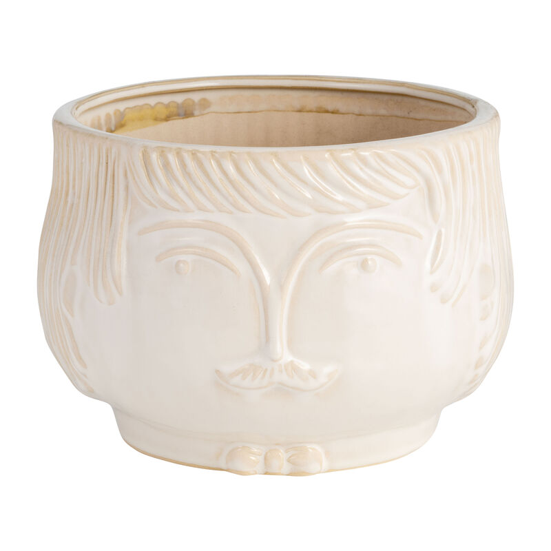 7" Grandpa Planter, White image number 0