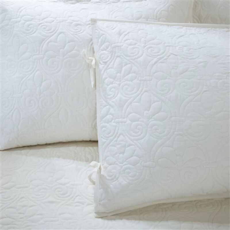 6-Piece Reversible Quilted Daybed Cover Set – Farmhouse Bedding in Seafoam Teal