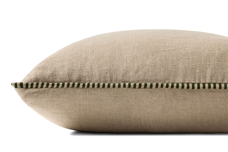 Green 22''x22'' Cover w/Down Pillow image number 1