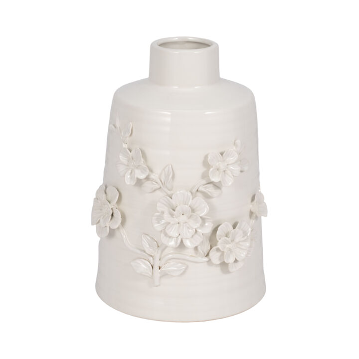 Bud Floral Solid Boho Vase