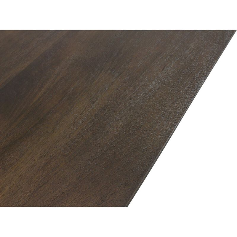 Alex Hamilton Sullivan 96 Solid Wood Rectangular Dining Table in Dark Brown Finish