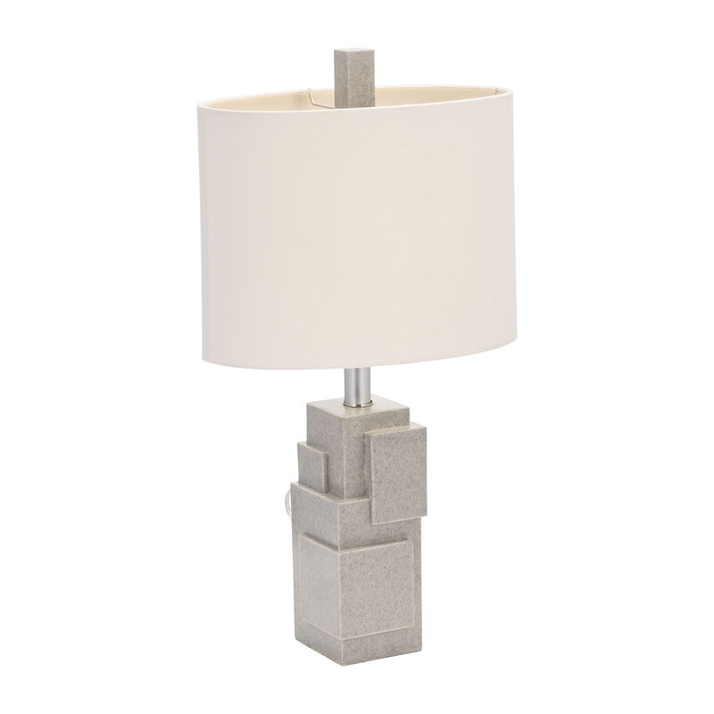 Resin 22" Blocks Table Lamp image number 2
