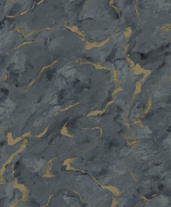 Silenus Denim Marbled Wallpaper
