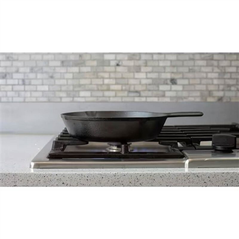 Versatile Cast Iron Skillet with Pour Spouts Great for Meats & Veggies