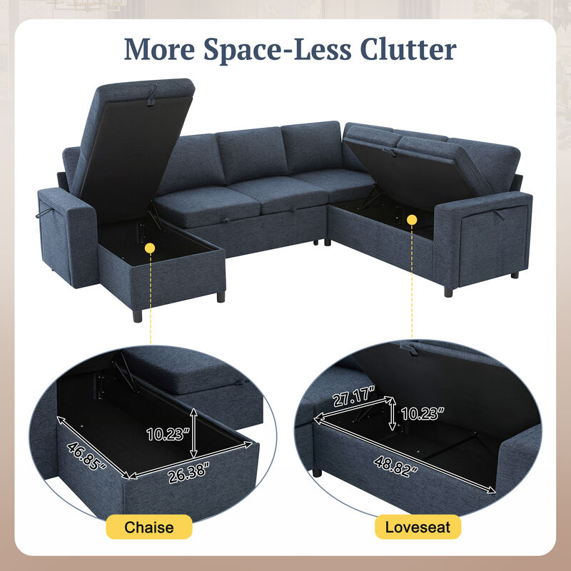 Spesi U-Shaped Convertible Sectional image number 6