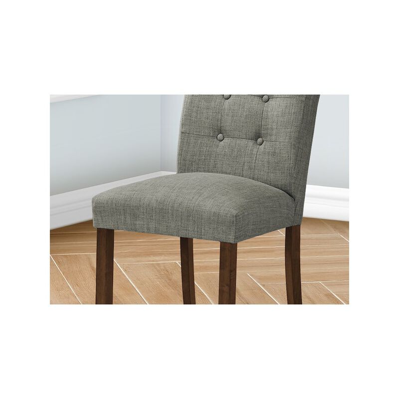 Dining Chair, 38" Height, Set Of 2, Upholstered, Modern