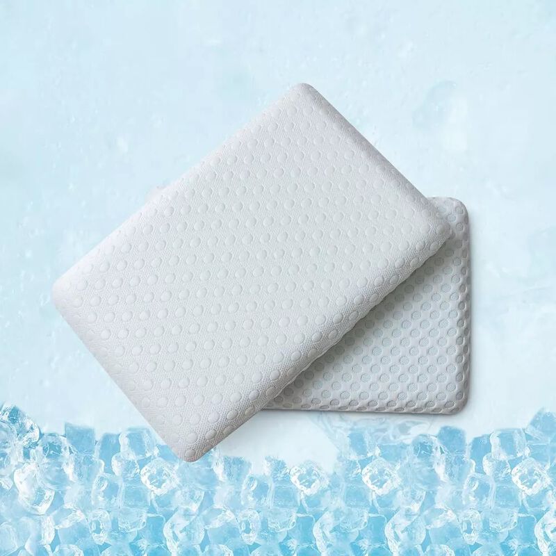 Ultra Thin Pillow for Stomach, Gel Infused Memory Foam Pillow, Cooling Flat, CertiPUR-US Certified image number 1