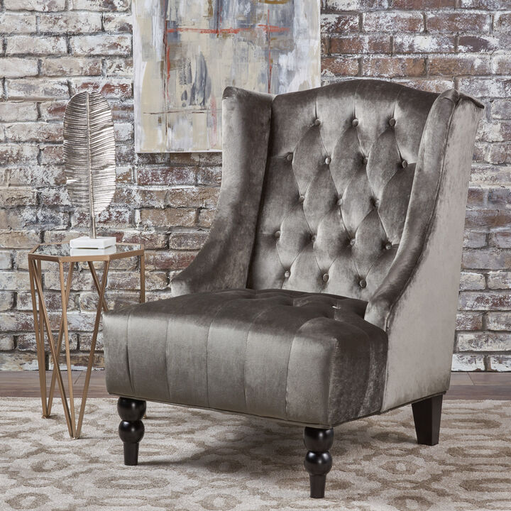 Streamdale Cozy Club Chair Button-Tufted Elegance for Comfort and Style