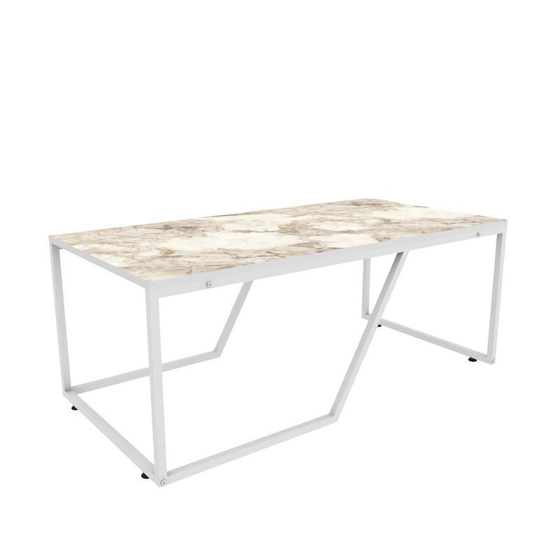 Decorotika Wendy Coffee Table - Ephesus White