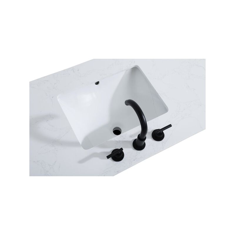 Elegant Kitchen and Bath 72 Inch Double Bathroom Vanity In Grey