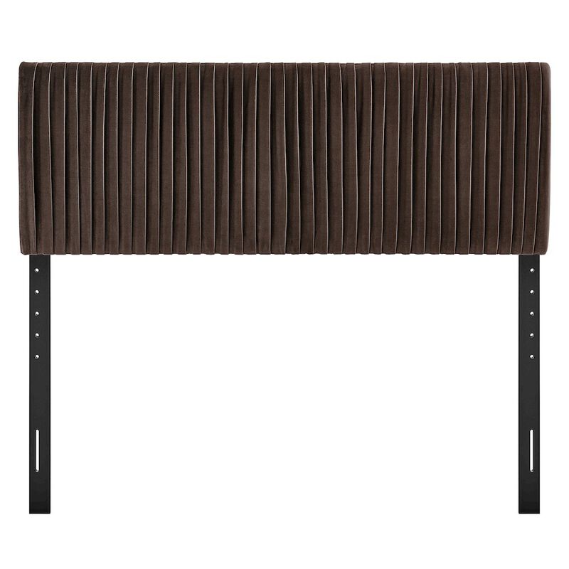 Eloise Stain-Resistant Performance Velvet Full Headboard image number 3