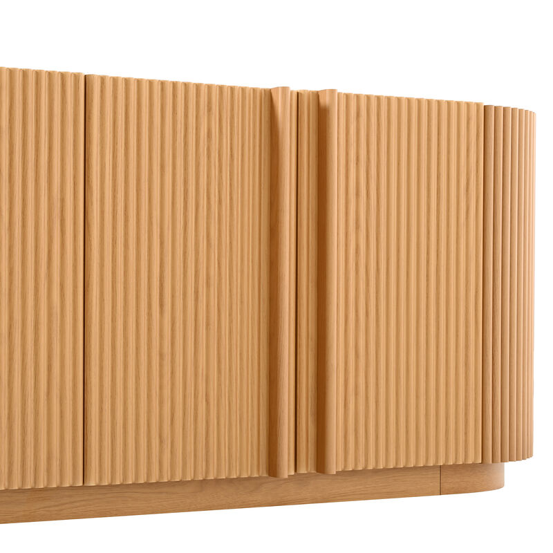 Gabbos Wood Grain TV Stand image number 8
