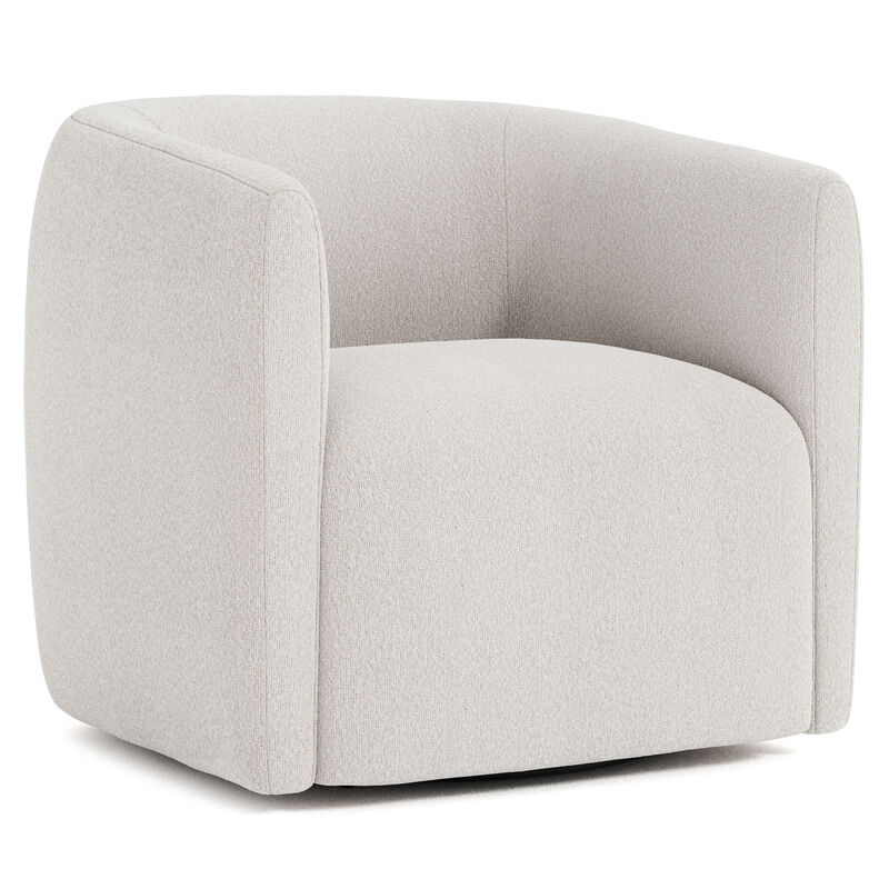 Aline Fabric Swivel Chair image number 0