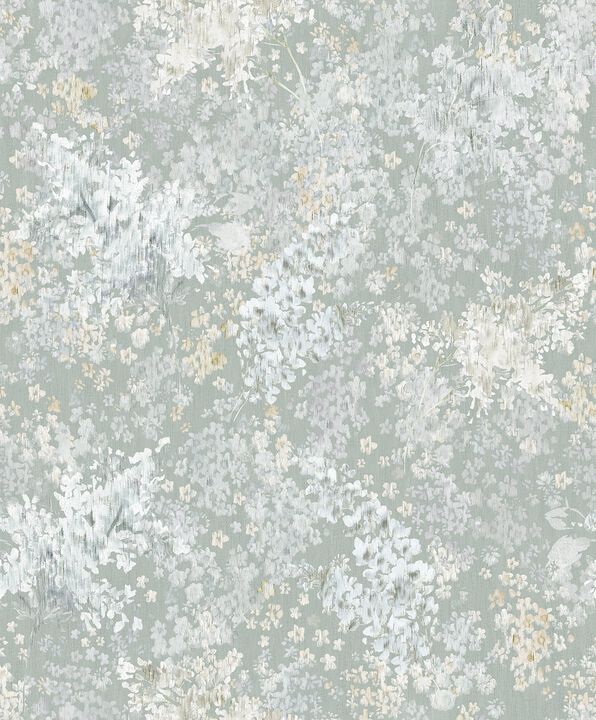 Flora Soft Foliage Green Wallpaper 47452
