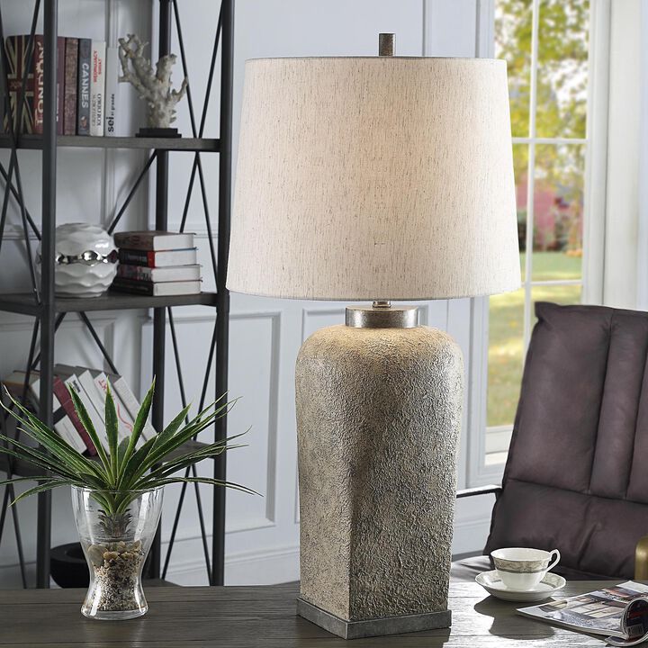 Ramsey 35in Stone Effect Table Lamp (Set of 2)