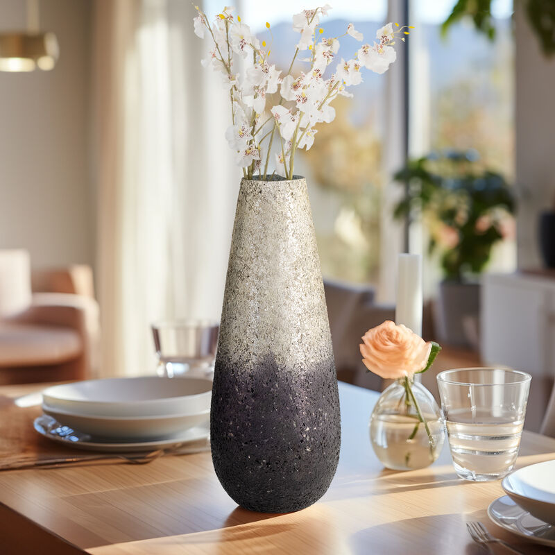 Glam Ombre Crackle Vase