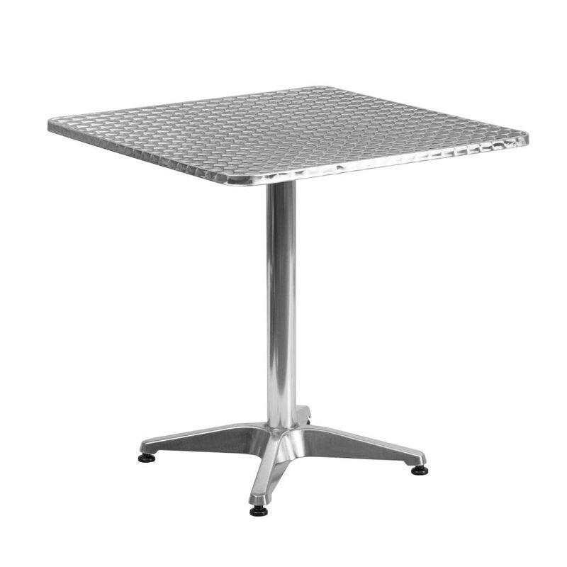 27.5SQ Aluminum Table Set image number 2