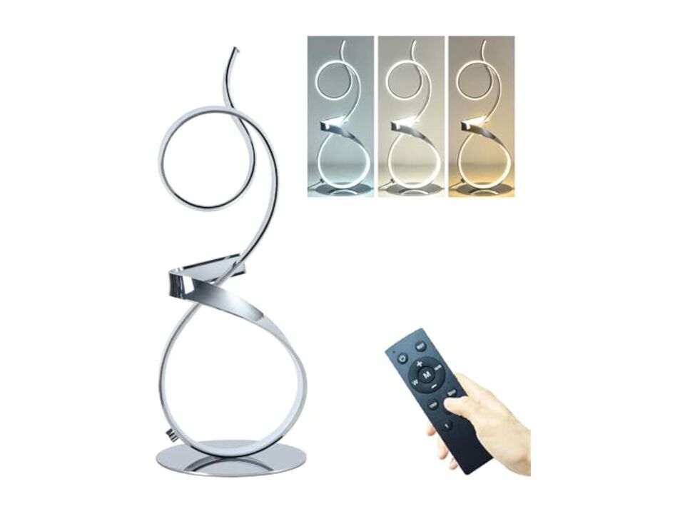 Remote Control Wireless 3 Color Modern Table Lamp For Living Room Bedroom Desk