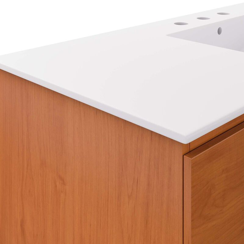 Scenic 48" Wall-Mount Bathroom Vanity image number 7