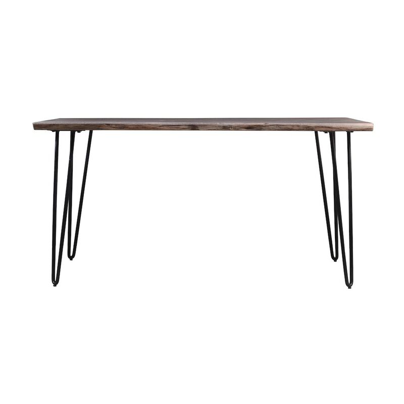 Jofran Nature's Edge 60 Solid Wood Modern Live Edge Dining Table