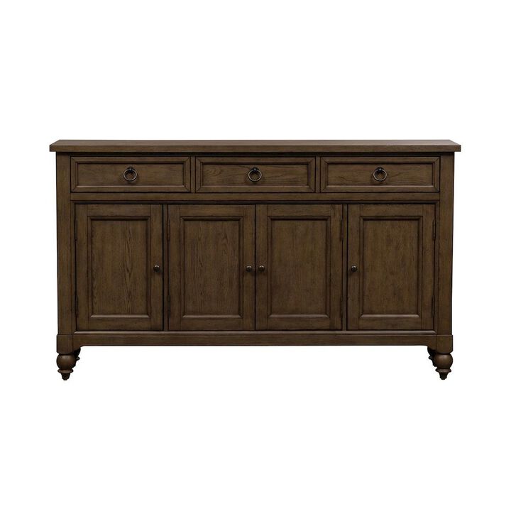 Liberty Furniture Americana Farmhouse Hall Buffet in Dusty Taupe