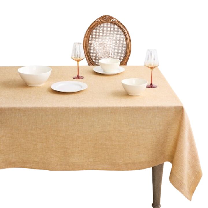 Solino Home 100% Pure Linen Tablecloth - Athena