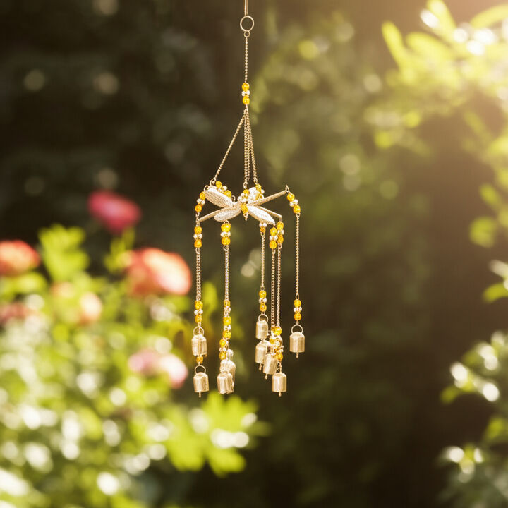 Mosaic 3D Flower Chime