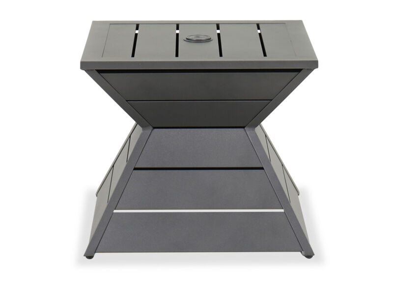 Alassio 22" Square Table in Gray