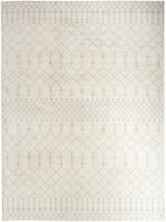 Astra Machine Washable ASW10 Ivory 9' x 12' Rug