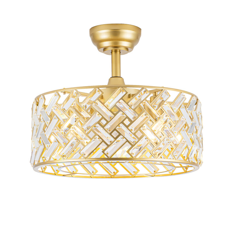 Crystal Cage Ceiling Fan image number 0