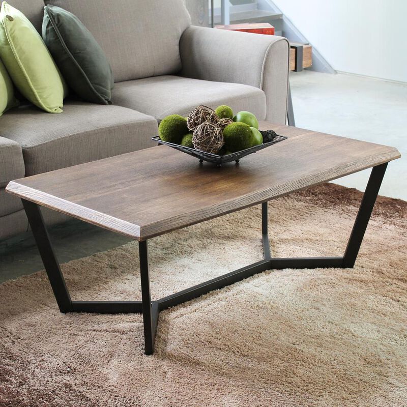 International Caravan Hamburg Contemporary Contemporary MDF/Metal Coffee Table