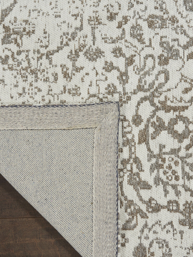 Damask DAS06 Ivory 6' x 9' Rug