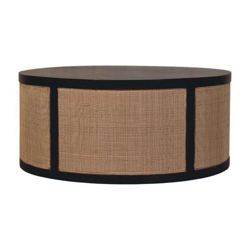 Artisan Furniture Solid Wood Monaco Round Rattan Centerpiece