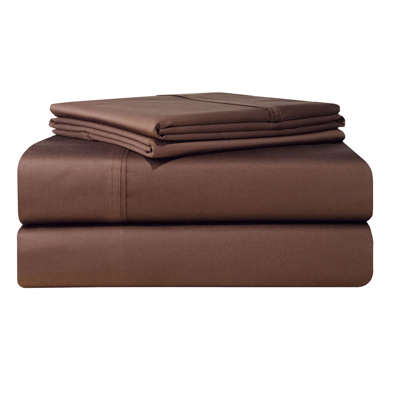 Pointehaven 500 Thread Count 100% Long Staple Cotton Deep Pocket 4 pc Sheet Set.
